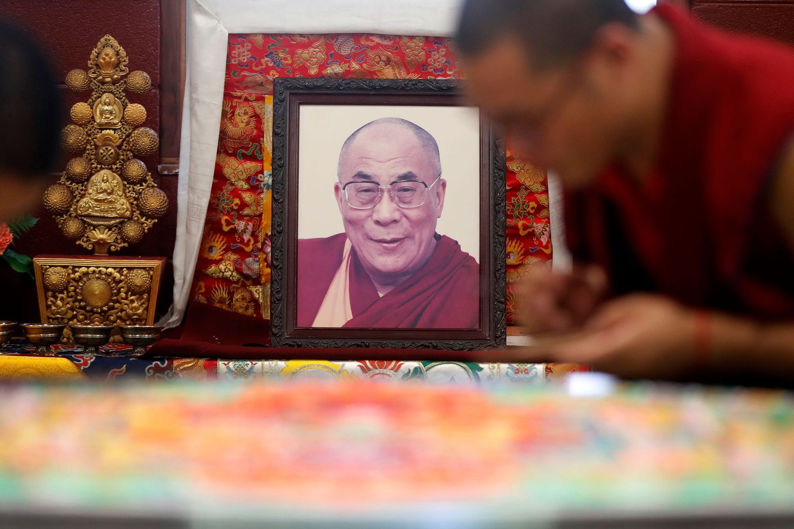 Painstakingly created, then swept away: Tibetan monks' sand mandala at Lily Dale